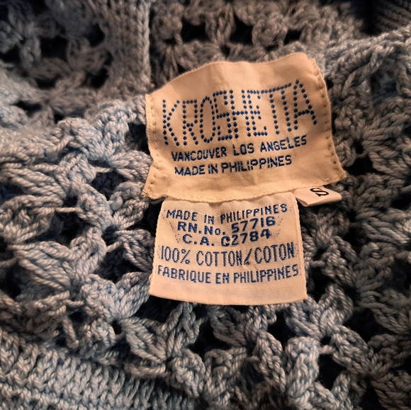 90s croshet top - Picture 3 of 3